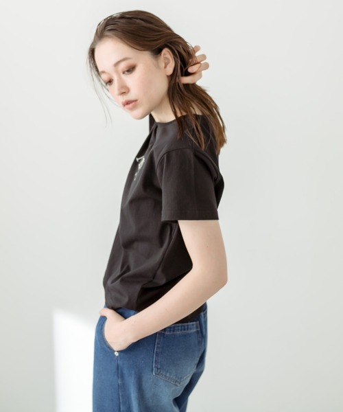 OLIVE des OLIVE（オリーブデオリーブ）の「チャスカラーTシャツ