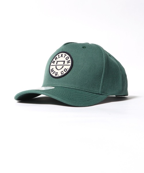 BRIXTON（ブリクストン）の「BRIXTON/ブリクストン CREST C MP SNAPBACK キャップ ベースボールキャップ 2026新作　再入荷（キャップ・メンズ・ミント/ホワイト系/ブラック/グレー系/グリーン/ネイビー/カーキ/ライトブラウン・FREE）」の7枚目の写真