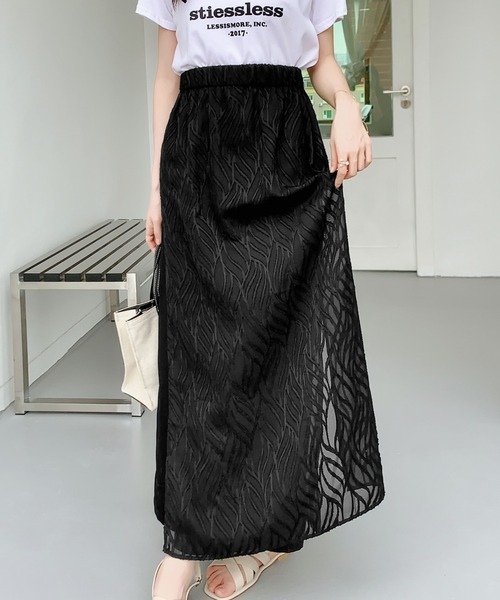 ECLIN（エクラン）の「レイヤード風ラップパンツ（その他パンツ・レディース・ブラック/ベージュ/ブルー・S/M）」の10枚目の写真