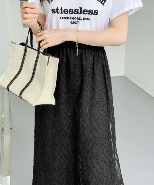 ECLIN（エクラン）の「レイヤード風ラップパンツ（その他パンツ・レディース・ブラック/ベージュ/ブルー・S/M）」の15枚目の写真