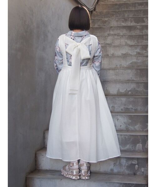 merry jenny（メリージェニー）の「dog&cat シャツ（シャツ/ブラウス・レディース・オフホワイト/ライトブルー・FREE）」の11枚目の写真