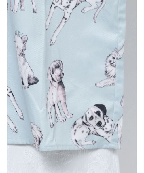 merry jenny 新品 アイボリー dog&cat 半袖 シャツ merry jenny dog＆cat半袖シャツ（ブラック） -ファッション通販