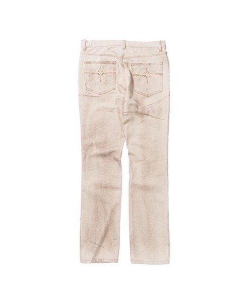 TILLDAWN(ティルダウン)の「【TILLDAWN/ティルドーン】CUTOUT PANNEL PANTS / カットアウト デニムパンツ ジーンズ(デニムパンツ・メンズ・ベージュ/ブラック・M/L)」の21枚目の写真