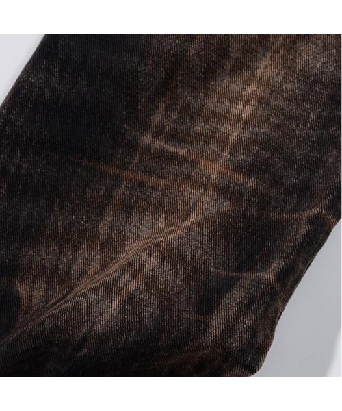 TILLDAWN(ティルダウン)の「【TILLDAWN/ティルドーン】CUTOUT PANNEL PANTS / カットアウト デニムパンツ ジーンズ(デニムパンツ・メンズ・ベージュ/ブラック・M/L)」の14枚目の写真