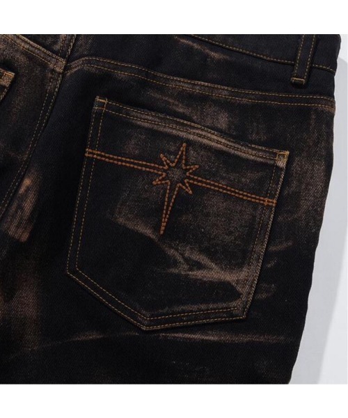 TILLDAWN(ティルダウン)の「【TILLDAWN/ティルドーン】CUTOUT PANNEL PANTS / カットアウト デニムパンツ ジーンズ(デニムパンツ・メンズ・ベージュ/ブラック・M/L)」の12枚目の写真