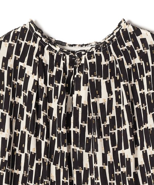 SHIPS（シップス）の「〈手洗い可能〉DEVEAUX 前後 2WAY プリント ブラウス◆（シャツ/ブラウス・レディース・オフホワイト/ブルー・ONE SIZE）」の12枚目の写真