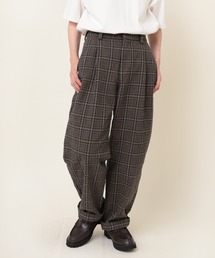 RNA-N | R4130 ヘビーコットンチェックワイドパンツ(その他パンツ)