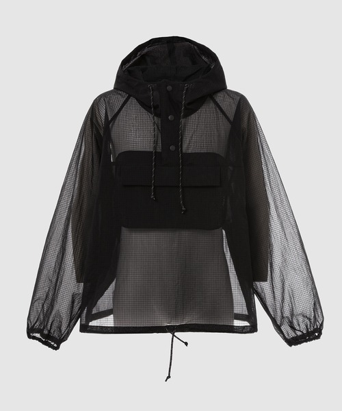 DIGAWEL(ディガウェル)の「Packable Anorak(その他アウター・メンズ・ブラック/グリーン・2)」の2枚目の写真