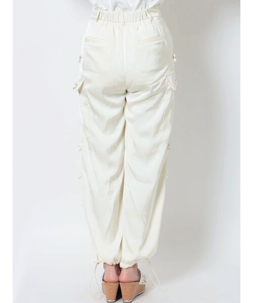 merry jenny（メリージェニー）の「リボンサテンカーゴパンツ（カーゴパンツ・レディース・ブラック/ピンク/アイボリー・FREE）」の20枚目の写真