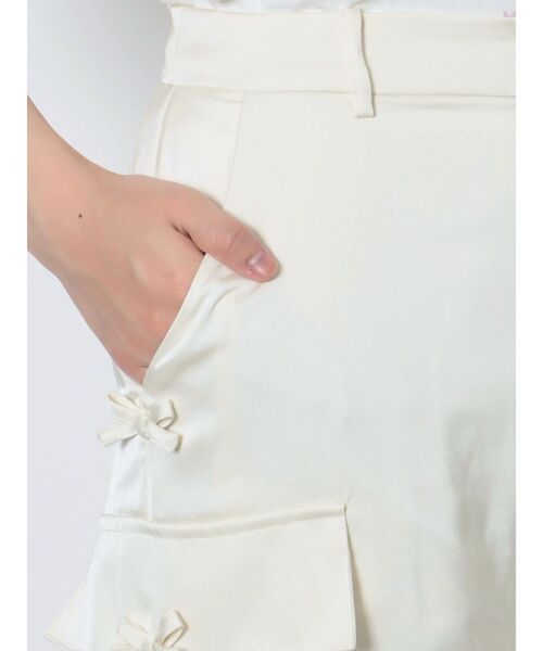 merry jenny（メリージェニー）の「リボンサテンカーゴパンツ（カーゴパンツ・レディース・ブラック/ピンク/アイボリー・FREE）」の16枚目の写真
