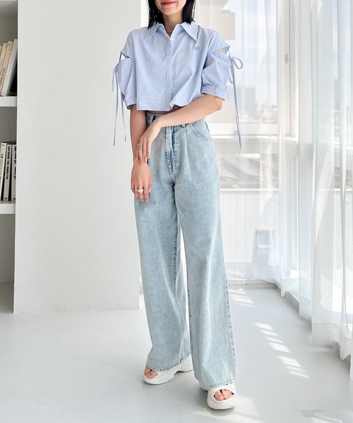 Heather(ヘザー)の「レースアップバルキーソールサンダル 963140(サンダル・レディース・ブラック/ホワイト/グレー・M/L)」の18枚目の写真