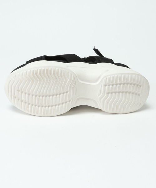 Heather(ヘザー)の「レースアップバルキーソールサンダル 963140(サンダル・レディース・ブラック/ホワイト/グレー・M/L)」の11枚目の写真