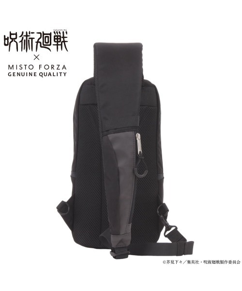 Misto Forza(ミストフォルツァ)の「呪術廻戦 ワンショルダー ボディバッグ(ボディバッグ/ウエストポーチ・メンズ・ブラック/ブラック×ブラック・フリ-)」の6枚目の写真