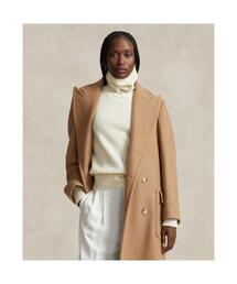 キャメル(らくだ)お素材★ラルフローレン★着丈123㎝★ダブルロングコート キャメル(らくだ)お素材☆ラルフローレン☆着丈123㎝☆ダブル