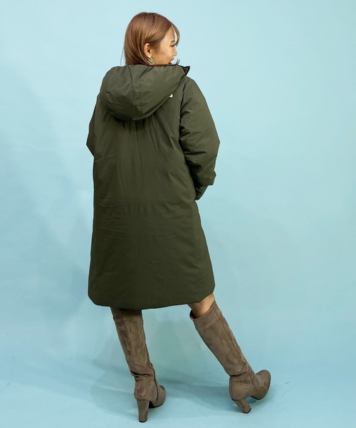 THE NORTH FACE(ザノースフェイス)の「THE NORTH FACE/ザ・ノース・フェイス RV ANYTM IN LN HD リバーシブルロングジャケット 耐水 中綿ジャケット NYW82380(その他アウター・レディース・ダークカーキ/ブラック・M/L)」の8枚目の写真