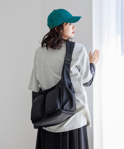 niko and...（ニコアンド）の「オリジナルアソートツイルキャップ（キャップ・レディース・アイボリー/グリーン/チャコール・FREE）」の5枚目の写真