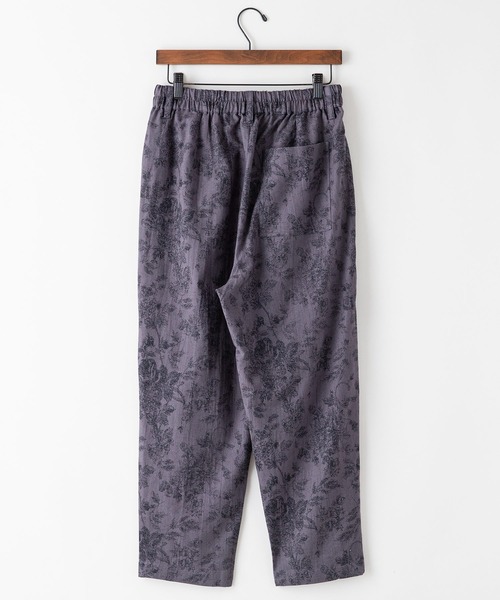 fort point（フォーポイント）の「【FORTPOINT/フォートポイント】大人が穿きたいワンランク上のアンティーク柄パンツ　ボタニカルプリント　タックパンツ（その他パンツ・レディース・マスタード/オリーブ/チャコールグレー・FREE）」の10枚目の写真