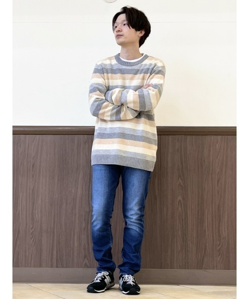 GAP(ギャップ)の「GapFlex ウォッシュウェル スリムデニム(デニムパンツ・メンズ・インディゴブルー・30W 30L/29W 30L/31W 32L/32W 32L/32W 30L/34W 32L/31W 30L/33W 32L/36W 32L/28W 30L)」の2枚目の写真