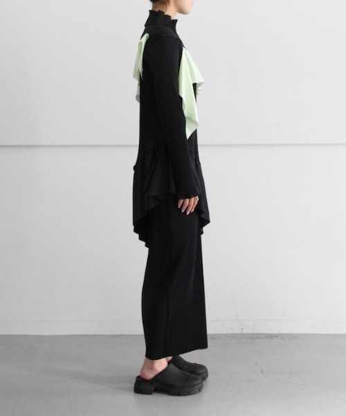 コトハヨコザワ　Todo Wave Long-Sleeve Dress kotohayokozawa(コトハヨコザワ)のTODO WAVE LONG-SLEEVE DRESS