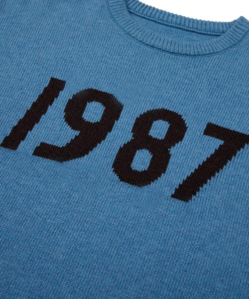 87mm(87mm)の「【UNISEX】Mmlg/1987ニット 2977127(ニット/セーター・レディース・ネイビー/グレー/ブルー/グリーン・SMALL/MEDIUM/LARGE)」の19枚目の写真
