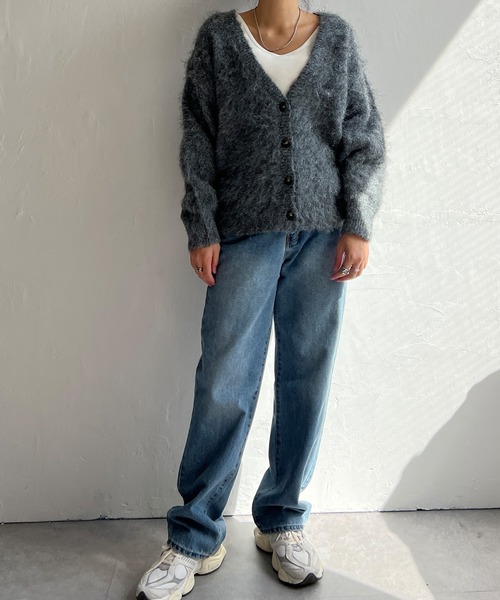 LBC（エルビーシー）の「ふんわりMIXカーディガン（カーディガン/ボレロ・レディース・イエロー/ベージュ/グレー/ブルー・M）」の19枚目の写真