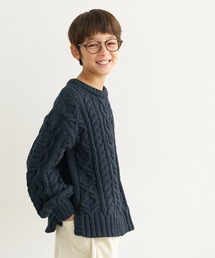 coca（coca） | キッズ 親子お揃いウールミックスケーブルニット(ニット/セーター)