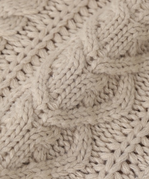 coca(coca)(コカ)の「キッズ 親子お揃いウールミックスケーブルニット(ニット/セーター・キッズ・グレー/ネイビー・100/140/110/120/130)」の11枚目の写真