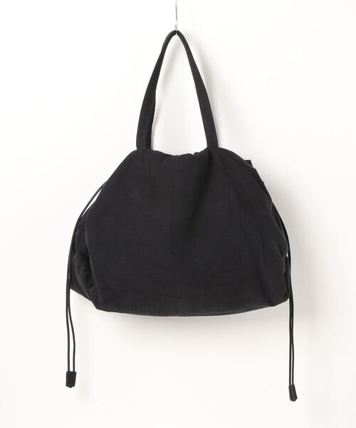 ORCIVAL（オーシバル）の「HORIZONTAL GATHERED BAG（トートバッグ・レディース・ブラック・FREE）」の2枚目の写真
