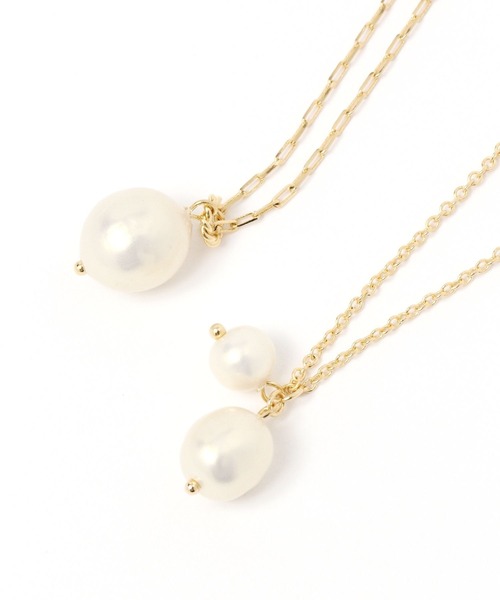 studio CLIP（スタディオクリップ）の「ガラスパールスライドネックレス（ネックレス・レディース・その他1/その他2・FREE）」の5枚目の写真
