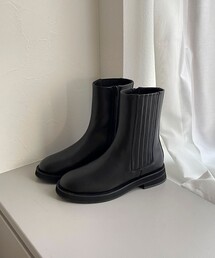 fredy emue | 【atelier brugge/アトリエブルージュ】レザーサイドゴアミディブーツ(ブーツ)