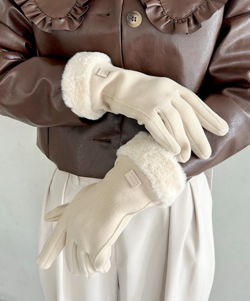 セール】スマホ対応ファー手袋（手袋）｜wears（ウェアーズ）の