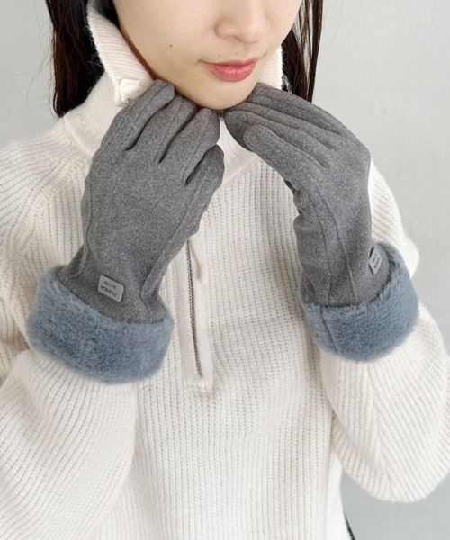 セール】スマホ対応ファー手袋（手袋）｜wears（ウェアーズ）の
