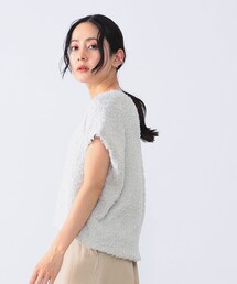 SLOANE | SLOANE × Demi-Luxe BEAMS / 別注 ヘアリーコットンフレンチスリーブニット(ニット/セーター)