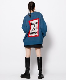 haveagoodtime Forever21 コラボジャガーニット ホワイト haveagoodtime Forever21 コラボジャガーニット ホワイト