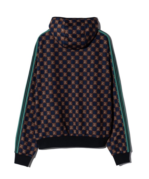 glamb（グラム）の「Monogram Hooded Jersey / モノグラムフーデッドジャージ（ジャージ・メンズ・ブラック/ネイビー・L/M/S）」の16枚目の写真