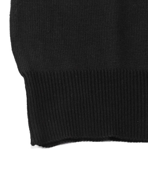 LUXSTYLE（ラグスタイル）の「12G天竺タートルネックニット（ニット/セーター・メンズ・ホワイト/ブラック・M/XL/L）」の12枚目の写真