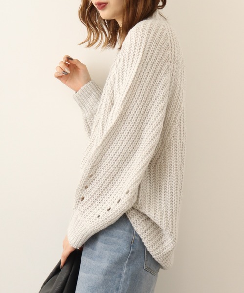 セール】atONE モヘアライクニットプルオーバー（ニット