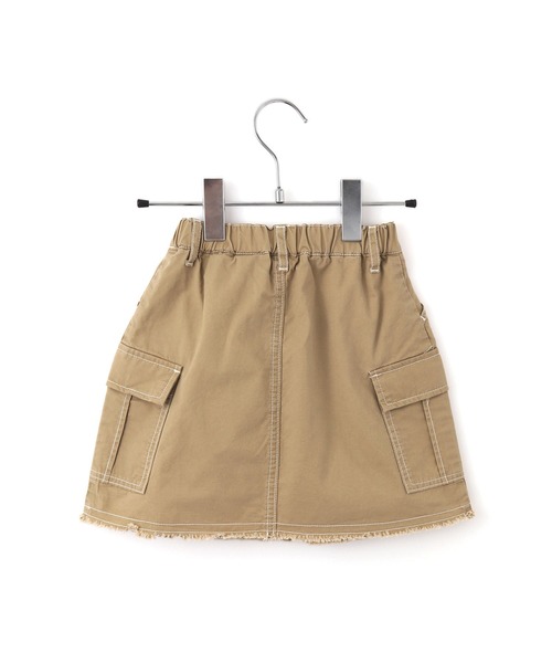 MAKE YOUR DAY（メイクユアデイ）の「カーゴポケットフリンジスカート■80～140cm（スカート・キッズ・オリーブ/ブルー/ベージュ・90/120/100/140/130/110/80）」の10枚目の写真