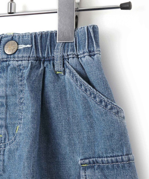 MAKE YOUR DAY（メイクユアデイ）の「カーゴポケットフリンジスカート■80～140cm（スカート・キッズ・オリーブ/ブルー/ベージュ・90/120/100/140/130/110/80）」の14枚目の写真