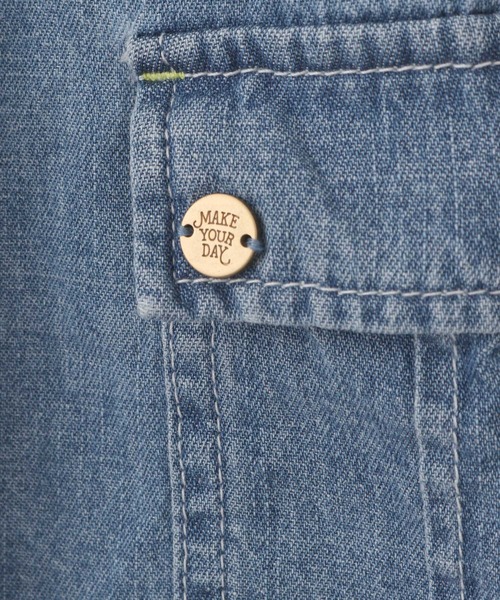 MAKE YOUR DAY（メイクユアデイ）の「カーゴポケットフリンジスカート■80～140cm（スカート・キッズ・オリーブ/ブルー/ベージュ・90/120/100/140/130/110/80）」の17枚目の写真