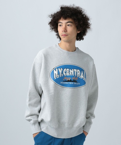 BAYFLOW(ベイフロー)の「GOODDAY CITYプルオーバー(スウェット・メンズ・ブラック/杢グレー/グレー系/グリーン/ネイビー/レッド・MEDIUM/LARGE)」の3枚目の写真