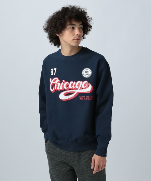 BAYFLOW(ベイフロー)の「GOODDAY CITYプルオーバー(スウェット・メンズ・ブラック/杢グレー/グレー系/グリーン/ネイビー/レッド・MEDIUM/LARGE)」の6枚目の写真