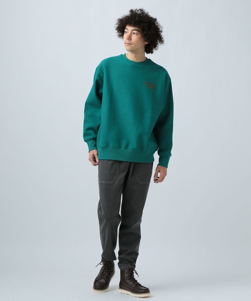 BAYFLOW(ベイフロー)の「GOODDAY CITYプルオーバー(スウェット・メンズ・ブラック/杢グレー/グレー系/グリーン/ネイビー/レッド・MEDIUM/LARGE)」の14枚目の写真