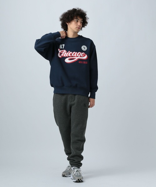 BAYFLOW(ベイフロー)の「GOODDAY CITYプルオーバー(スウェット・メンズ・ブラック/杢グレー/グレー系/グリーン/ネイビー/レッド・MEDIUM/LARGE)」の15枚目の写真