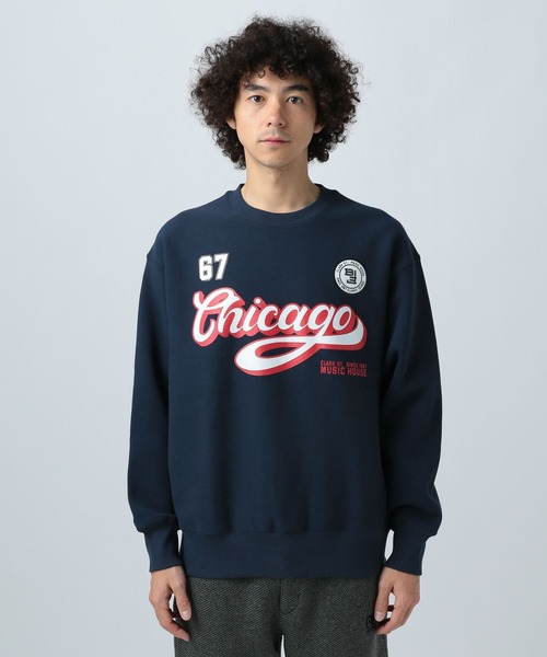 BAYFLOW(ベイフロー)の「GOODDAY CITYプルオーバー(スウェット・メンズ・ブラック/杢グレー/グレー系/グリーン/ネイビー/レッド・MEDIUM/LARGE)」の16枚目の写真