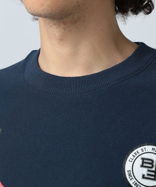 BAYFLOW(ベイフロー)の「GOODDAY CITYプルオーバー(スウェット・メンズ・ブラック/杢グレー/グレー系/グリーン/ネイビー/レッド・MEDIUM/LARGE)」の20枚目の写真