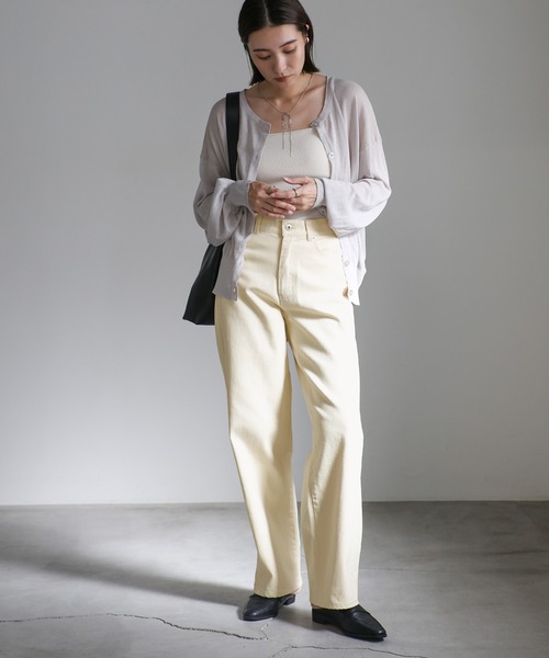 セール】スラブストレートデニムパンツ（デニムパンツ）｜select MOCA