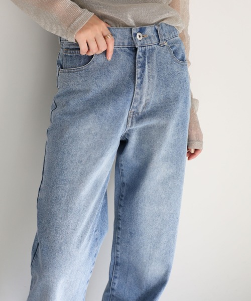 セール】スラブストレートデニムパンツ（デニムパンツ）｜select MOCA