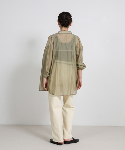 select MOCA（セレクトモカ）の「スラブストレートデニムパンツ（デニムパンツ・レディース・インディゴブルー/ライトインディゴブルー/ホワイト/ブラック/ナチュラル・SMALL/LARGE/MEDIUM）」の22枚目の写真