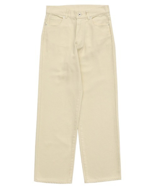 select MOCA(セレクトモカ)の「スラブストレートデニムパンツ(デニムパンツ・レディース・インディゴブルー/ライトインディゴブルー/ホワイト/ブラック/ナチュラル・SMALL/LARGE/MEDIUM)」の22枚目の写真